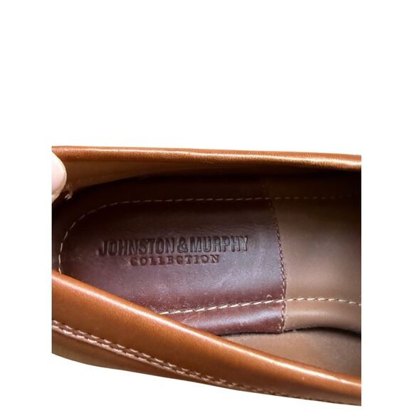 Johnston & Murphy Mens Cognac Sheepskin Baldwin Penny Loafer Size 11M main image 8